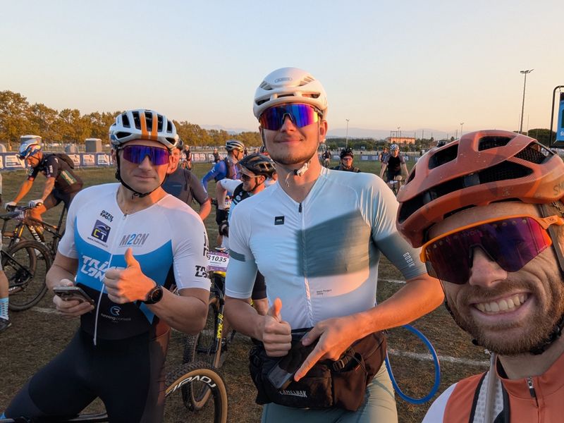 Yoann, Alex et Yohann, l'équipe de Copains du Bike à Champagnole